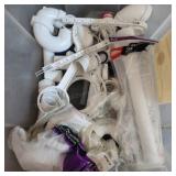 M2 - Assorted PVC Plumbing Fittings & Pa Large bin