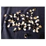 Mc - Lot of Stainless Steel Fashion Ring Large col