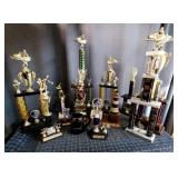 H3 - Lot of 13 Assorted Trophies - Sport Collectio