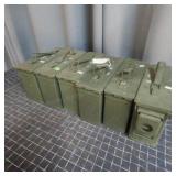 6pc U.S. Military M19A1 Steel 7.62mm Amm 6pc U.S.