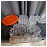 P3 - Variety of Plastic Serving Trays - Collection