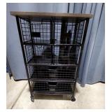 T1 - Industrial Style Rolling Storage Ca Rolling s