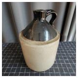 Q2 - Antique Two-Tone Stoneware Whiskey Traditiona