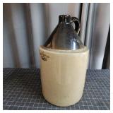 S3 - Antique 4-Gallon Stoneware Crock Ju Two-tone