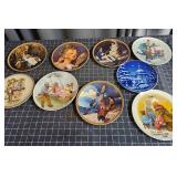 I3 - Collection of 9 Collector Plates - Lot of 9 d