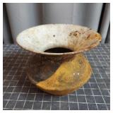 T1 - Antique Porcelain Spittoon - 8 Inch Porcelain