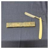 Mc - Gustav Felix Solingen Straight Razo Antique s