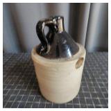 S2 - Antique Two-Tone Stoneware Whiskey Antique st