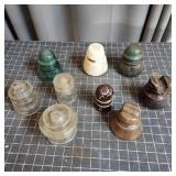S3 - Vintage Glass & Porcelain Insulator Collectio