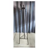 YD - Industrial Metal Tripod Coat Rack w Freestand