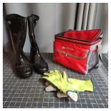 L6 - UGG Rain Boots, Ozark Trail Cooler Lot includ