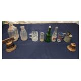 H2 - Vintage Glassware Lot - Milk Bottle Collectio
