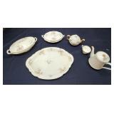 H2 - Antique Porcelain Serving Set with Collection
