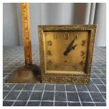 S2 - Ansonia Antique Brass Desk Clock wi Ansonia b