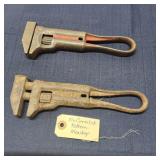 H2 - Pair of McCormick Pattern Monkey Wr Two antiq
