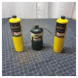 T2 - Bernzomatic Propane & MAPP Gas Cyli Lot of th