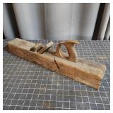 Q2 - Antique Wooden Jointer Plane with C Antique w