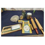 G2 - Vintage Kitchen Lot - Rolling Pins, Assorted