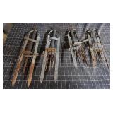 G4 - Vintage Mole Traps ' Lot of 6 Spr Lot of 4