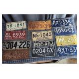 R2 - Vintage Michigan License Plate Coll Collectio