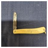 Mc - Vintage Yellow Handle Folding Pocke Single-bl