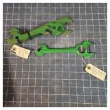 Q3 - John Deere Plow Co. Antique Wrench Pair of vi