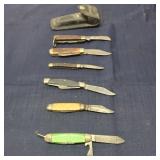 Mc - Vintage Pocket Knife Collection wit Collectio