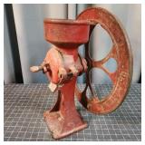 S2 - Vintage Cast Iron Grinder Mill with Vintage c