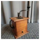 T1 - Antique Hand Crank Coffee Grinder w Antique m