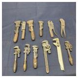 H3 - Collection of Antique Adjustable Wr Lot of ap