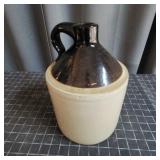 Q2 - Antique Two-Tone Stoneware Whiskey Traditiona