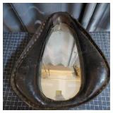 S3 - Antique Horse Collar with Mirror In Vintage l