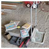 Lot of Pool Floats, Drop Cloth, Mattress Assorted