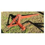 Bucket Mount Bale Spear W/ Stabilizer Tines