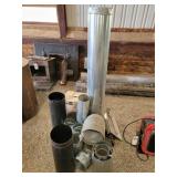 Assorted Stove Pipe, Ductwork, and Dusk Collection