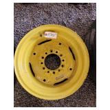8-Hole Steel Rim 8' x 14' style yellow steel wheel