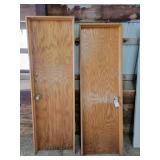 Pair of Hollow Core Interior Doors with Two hollow