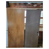 Lot 3121 79 1/2 x 32. And. 80 x 28  two wood doord