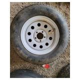 Load Star ST205/75D15 Trailer Tire on 5- Load Star