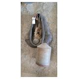 Horse Collar with Rope Pulley, Skimmer, Leather ho