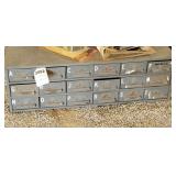 18-Drawer Metal Parts Cabinet with Hardw Metal par