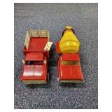 Structo Pressed Steel Toy Trucks - Farm Two Struct