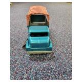 Pressed Steel Camper Truck Toy with Canv Pressed s