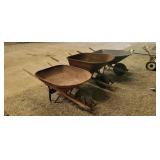 Single-Wheel Steel Tray Wheelbarrows wit Quantity