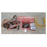 Farm Equipment Parts Lot with Roller Cha Assortmen