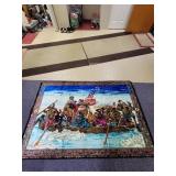 Washington Crossing the Delaware Woven T Woven tap
