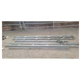 Galvanized Rolling Door Track with Mount Lot of ga