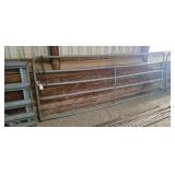 12' Galvanized Steel Livestock Gate 12-foot galvan