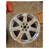 Chrome Alloy Wheel 7-Spoke 6-Lug Pattern Single ch