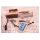 Brushes: wire, sanding pads, putty knives etc